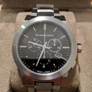 Burberry Stainless Steel Chronograph Watch